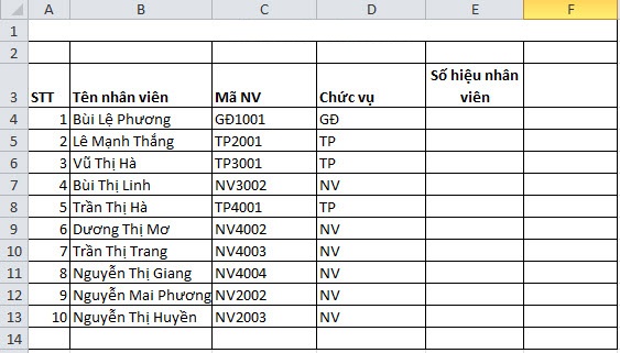 hàm mid trong excel