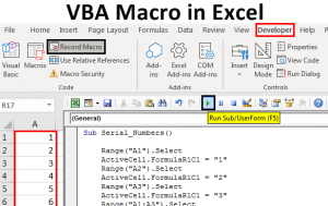 Excel Macro là gì?