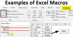 Cách ghi bản Excel Macro